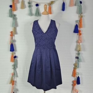 Vineyard Vines Leaf Lace Dress